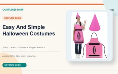 Easy and Simple Halloween Costumes: Quick Last-Minute Ideas