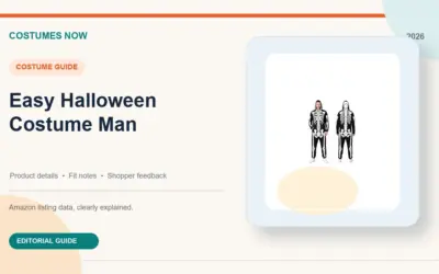 Easy Halloween Costumes for Men