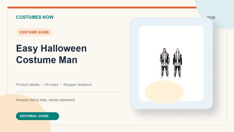 Easy Halloween Costume Man featured image