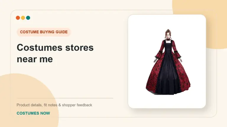 Costumes stores near me buying guide