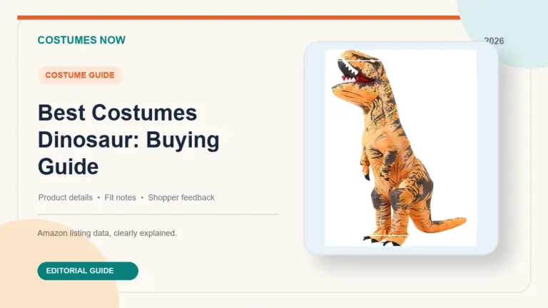 Best Costumes Dinosaur: Buying Guide featured image