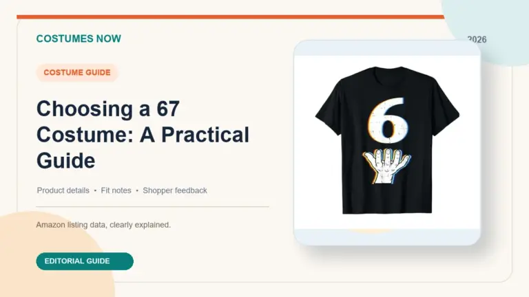 Choosing a 67 Costume: A Practical Guide featured image