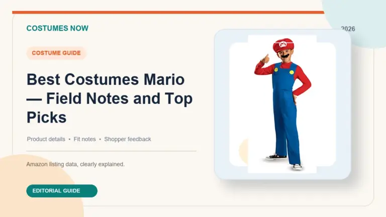 Best Costumes Mario — Field Notes and Top Picks featured image