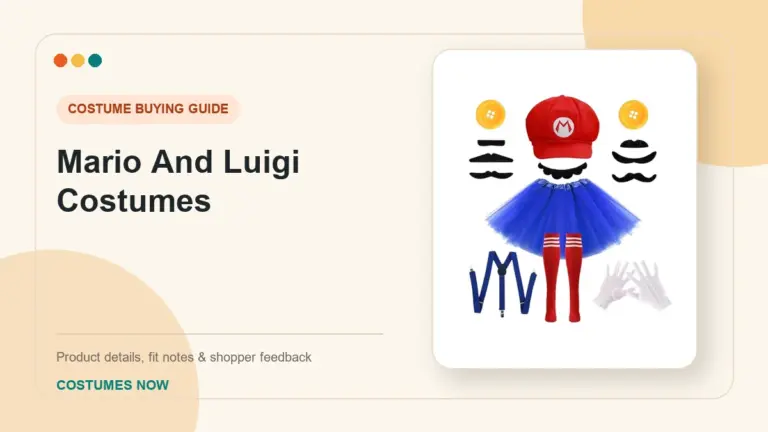 Mario And Luigi Costumes buying guide