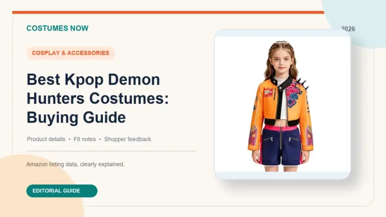 Best Kpop Demon Hunters Costumes: Buying Guide featured image