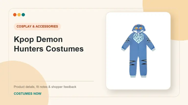 Kpop Demon Hunters Costumes buying guide