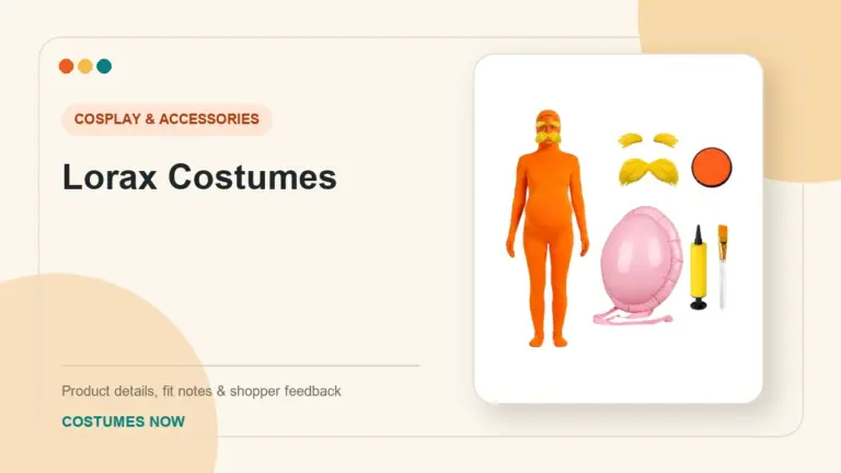 Lorax Costumes buying guide
