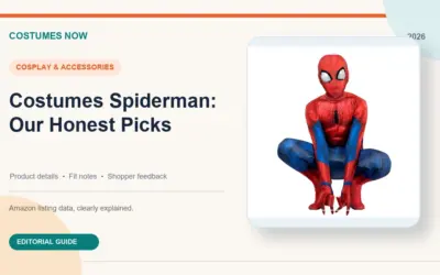 Costumes Spiderman: Our Honest Picks