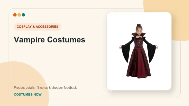 Vampire Costumes buying guide