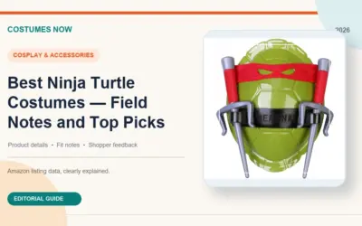 Best Ninja Turtle Costumes — Field Notes and Top Picks