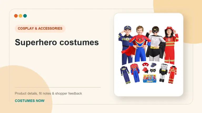 Superhero costumes buying guide