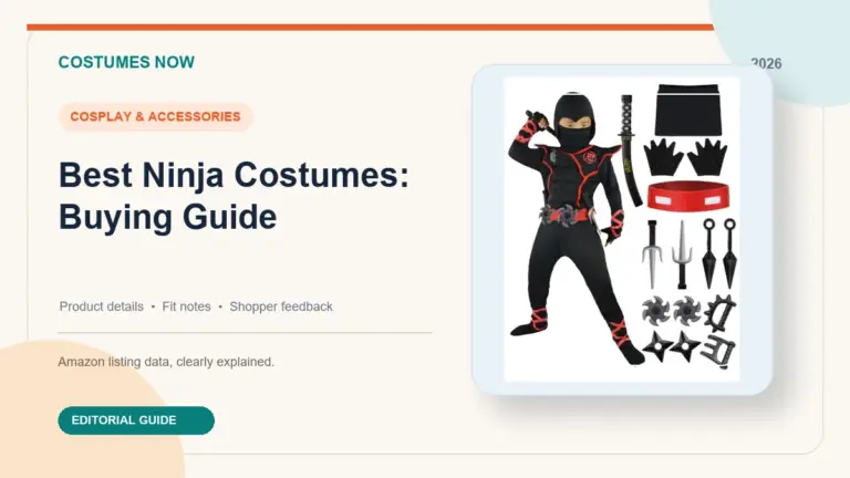 Best Ninja Costumes: Buying Guide featured image