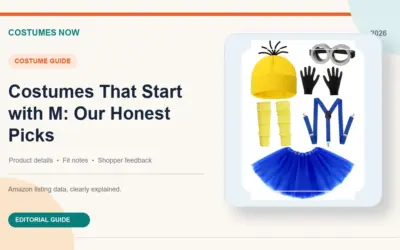 Costumes That Start with M: Our Honest Picks