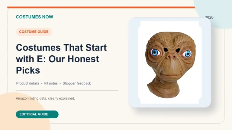 Costumes That Start with E: Our Honest Picks featured image