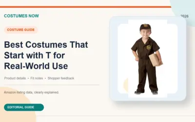Best Costumes That Start with T for Real-World Use