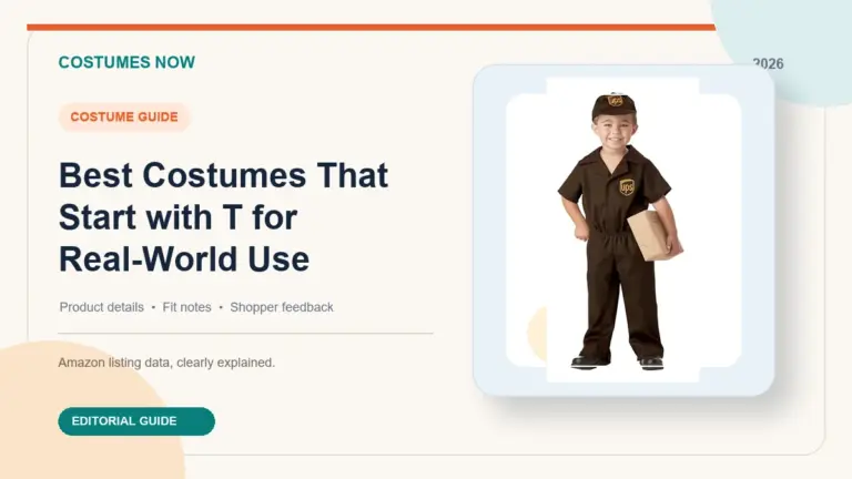 Best Costumes That Start with T for Real-World Use featured image