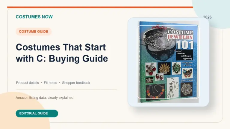 Costumes That Start with C: Buying Guide featured image