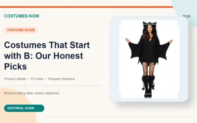 Costumes That Start with B: Our Honest Picks