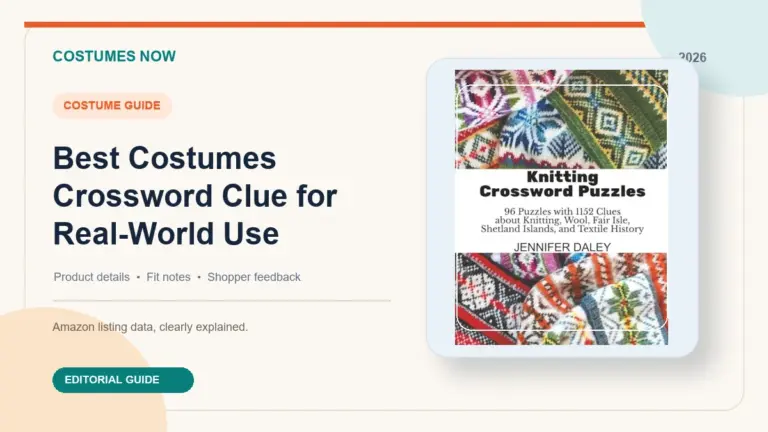 Best Costumes Crossword Clue for Real-World Use featured image