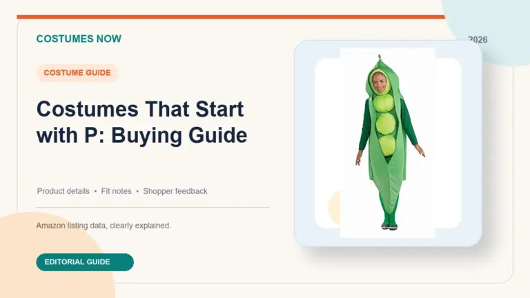 Costumes That Start with P: Buying Guide featured image