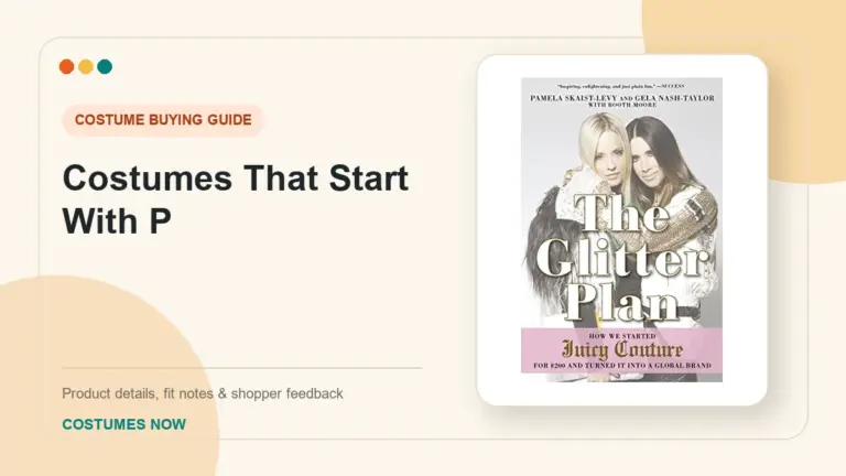 Costumes That Start With P buying guide