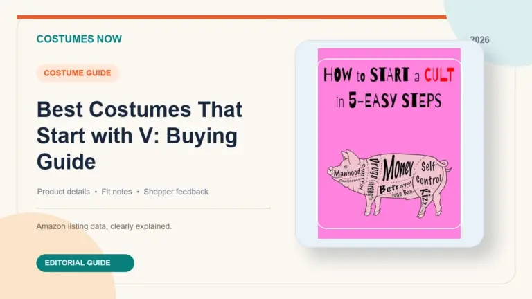 Best Costumes That Start with V: Buying Guide featured image