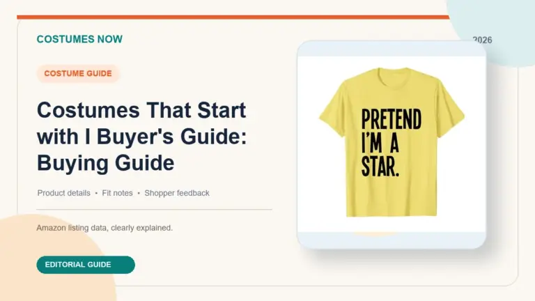 Costumes That Start with I Buyer's Guide: Buying Guide featured image