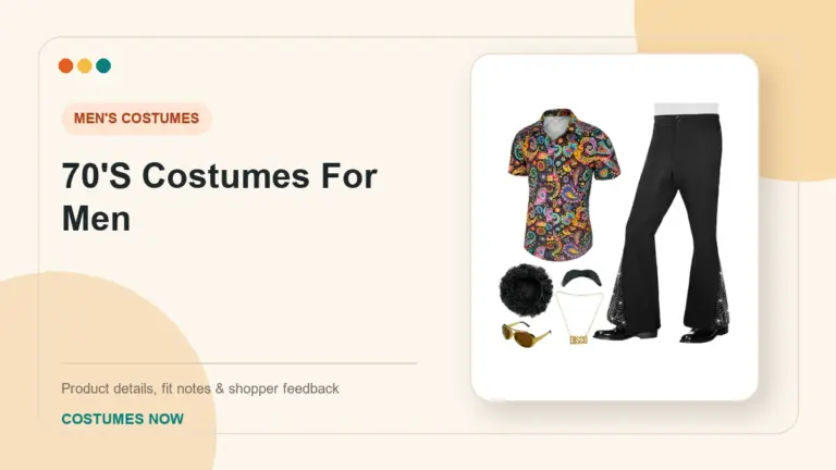 70'S Costumes For Men buying guide