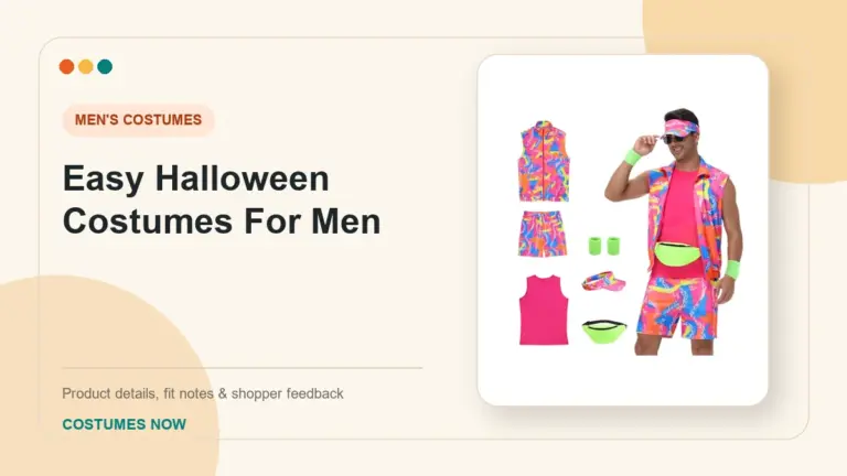 Easy Halloween Costumes For Men buying guide