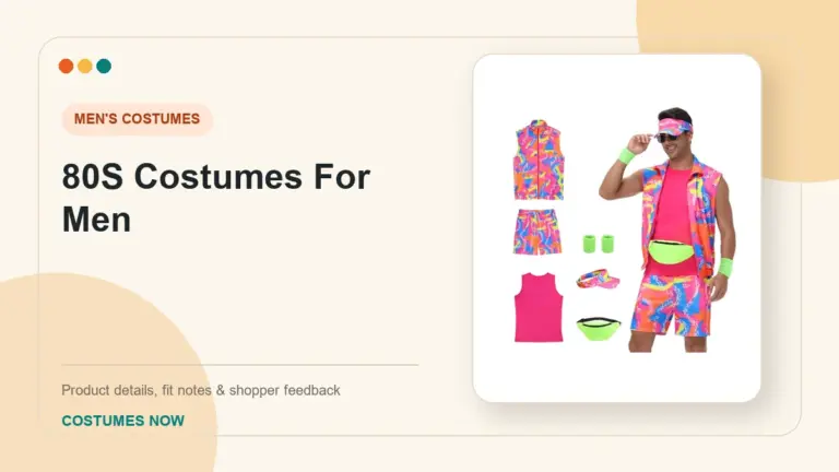 80S Costumes For Men buying guide