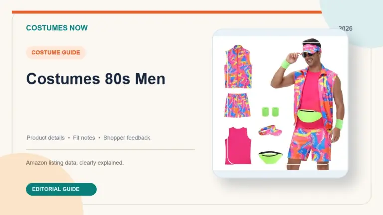 Costumes 80s Men featured image