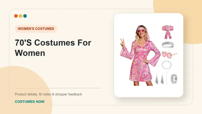 70'S Costumes For Women buying guide