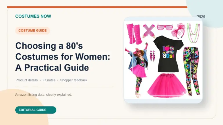 Choosing a 80's Costumes for Women: A Practical Guide featured image