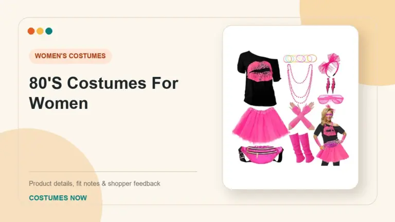 80'S Costumes For Women buying guide
