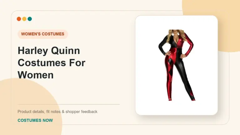 Harley Quinn Costumes For Women buying guide