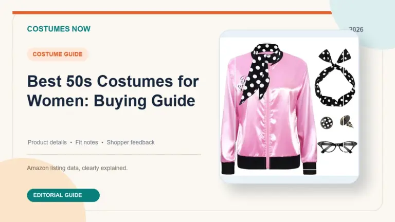 Best 50s Costumes for Women: Buying Guide featured image