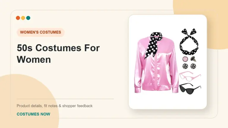 50s Costumes For Women buying guide
