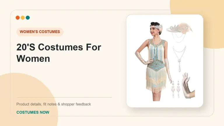 20'S Costumes For Women buying guide