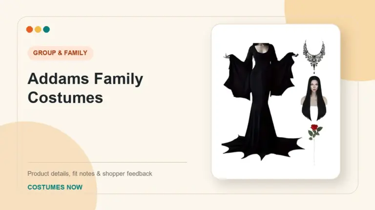 Addams Family Costumes buying guide