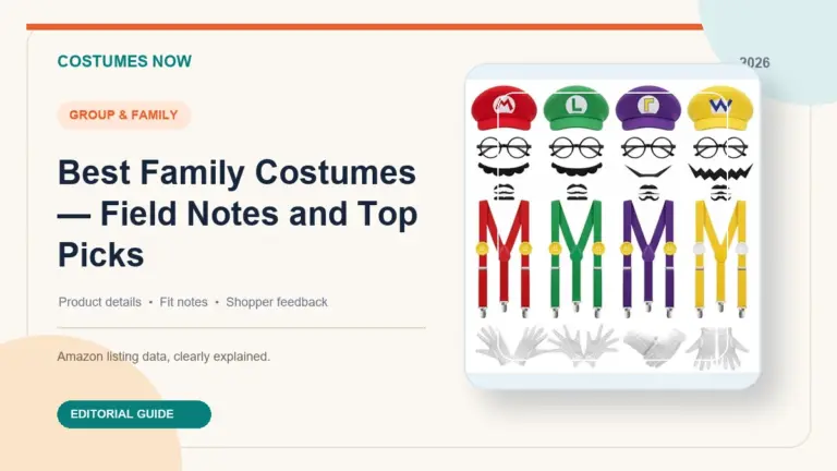 Best Family Costumes — Field Notes and Top Picks featured image