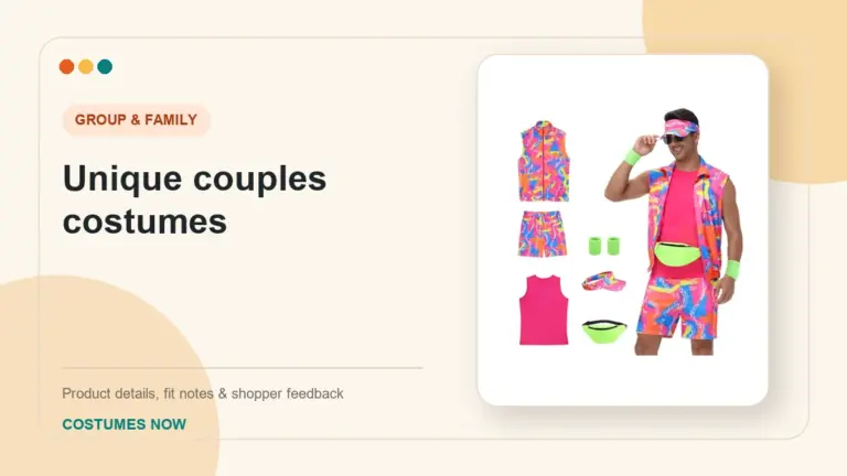 Unique couples costumes buying guide