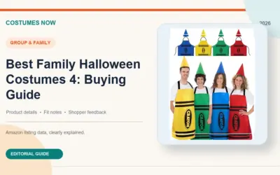 Best Family Halloween Costumes 4: Buying Guide