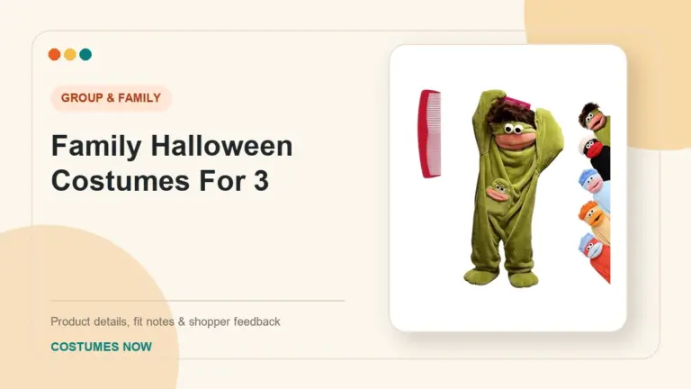 Family Halloween Costumes For 3 buying guide