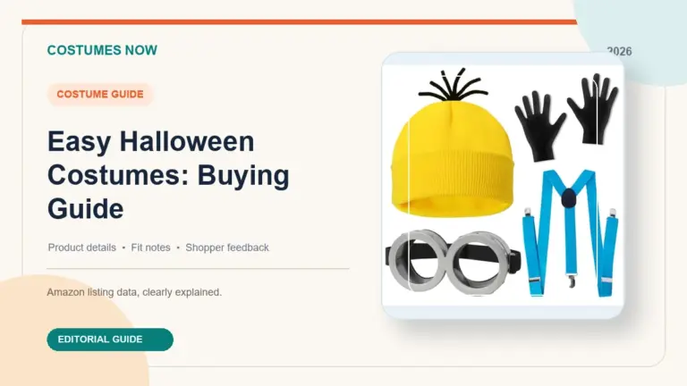 Easy Halloween Costumes: Buying Guide featured image