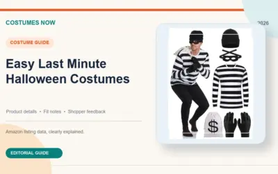 Easy Last Minute Halloween Costumes (2026)