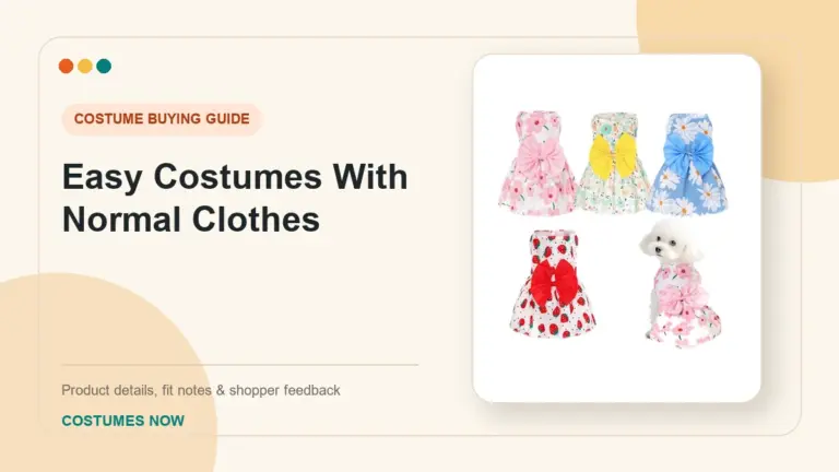 Easy Costumes With Normal Clothes buying guide