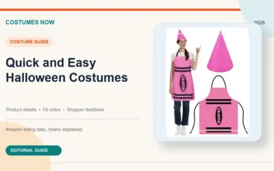 Quick and Easy Halloween Costumes (2026)