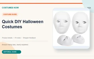 Quick DIY Halloween Costumes (2026)