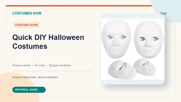 Quick DIY Halloween Costumes featured image
