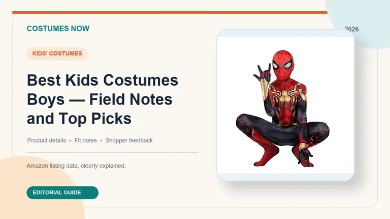 Best Kids Costumes Boys — Field Notes and Top Picks featured image